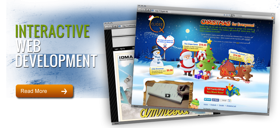 Interactive Web Development Banner